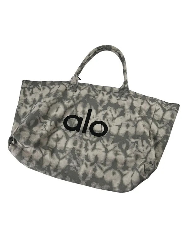 Iconic Shopper Tote , Grey tie-dye pattern Tota Pilates & Yoga Bag ALO Yoga Nwt - Image 10