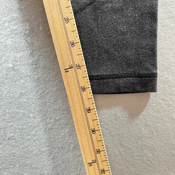 729 | Lululemon Wunder Under High Rise Luon Leggings Heathered‎ Grey Women 8 - Image 4