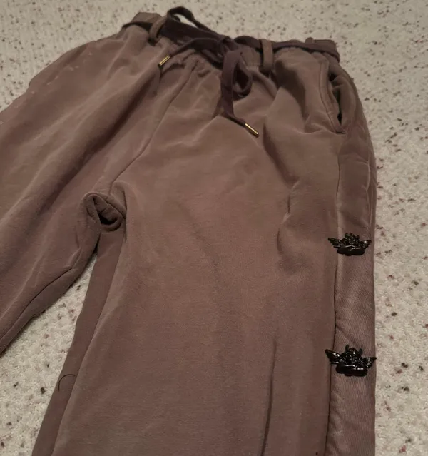 Boys Lie ARIEL X Wish AwayMocha Snap Joggers in Brown Tie Dye - Image 2