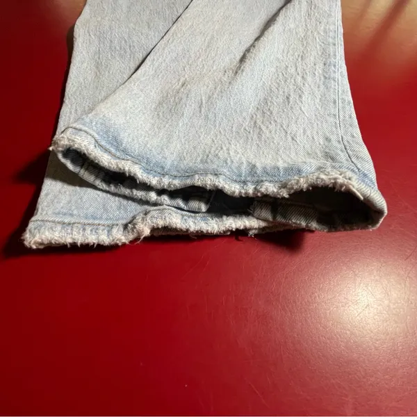 Abercrombie Jeans 90s women’s 26 Ultra High Rise Straight Leg Light Wash Y2K Mom - Image 9