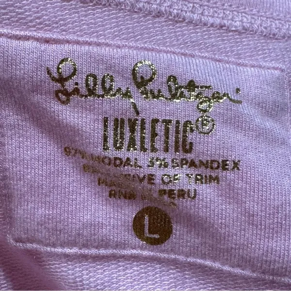 Lilly Pulitzer Luxletics Pink Long Sleeve Shirt Women’s Large - Image 2