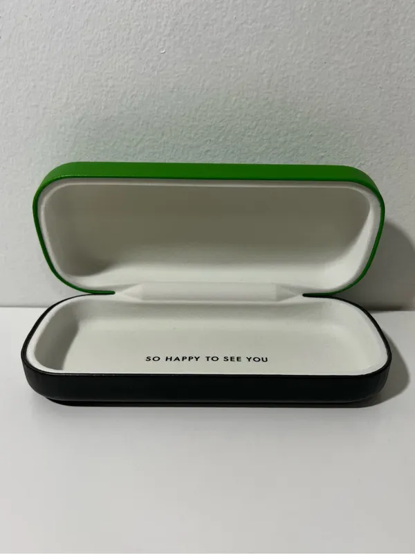 Kate Spade New York Eye Glasses Sunglasses Clamshell Portable Travel Case Clutch - Image 11