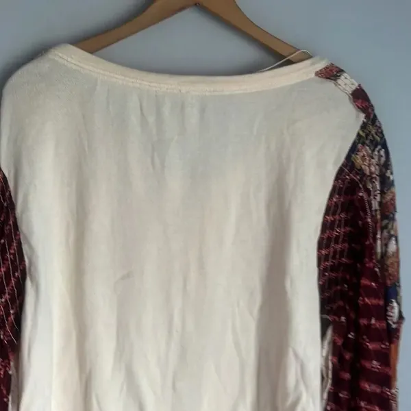 Free People Vintage Combo Light Magic Henley Blouse - Image 10