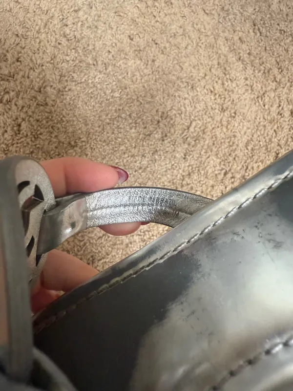 Tory Burch Silver Metallic Flats - Image 3