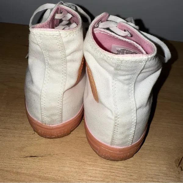 Women’s Chuck Taylor All Star Hi White‎ Cherry Blossom Rare Size 7.5 - Image 8