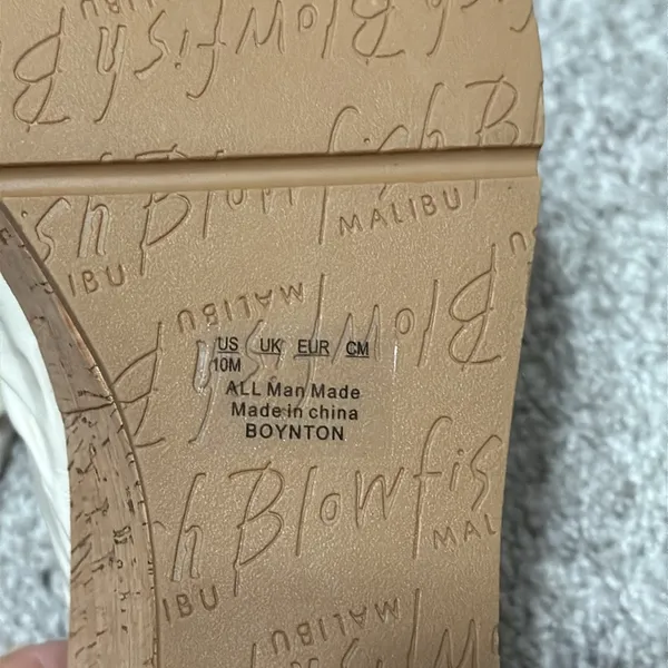 Blowfish MALIBU women’s size 10M Boynton Wedge slip on sandal new without box - Image 9