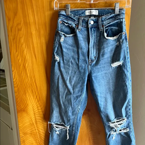 Abercrombie & Fitch Ankle Straight Ultra High Rise 2r - Image 3