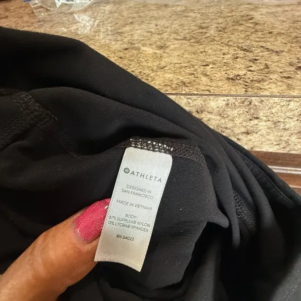 Athleta Black Wide Leg Pants Flowy Comfort - Image 5