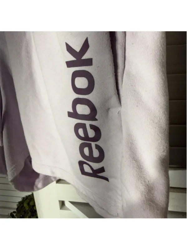 Reebok shorts cotton cord tie waist activewear athleisure gym pilates running L - Image 4