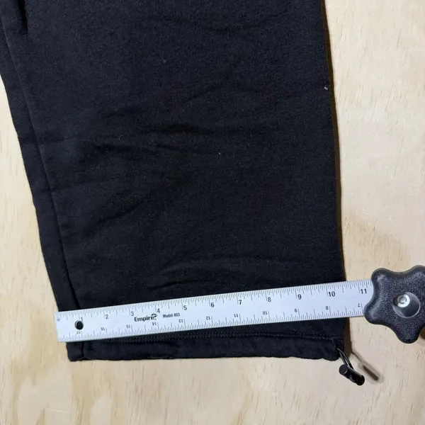 No Boundaries Women's S 4-6 Black Cargo Sweatpants Wide Leg Baggy Drawcord Y2K - Image 4