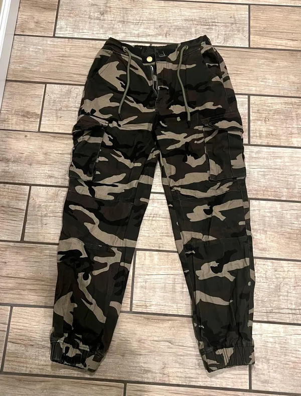 Cargo Army Pants Camouflage Pants High Waist Cargo Pants Track Pants Joggers Harem Pants Leggings - Image 2
