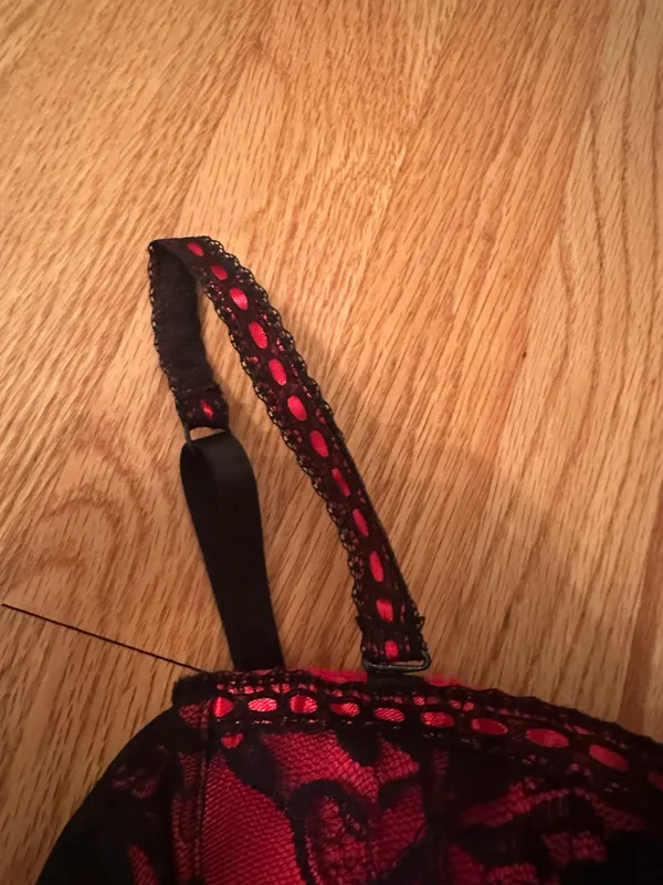 Red and black corset top - Image 2
