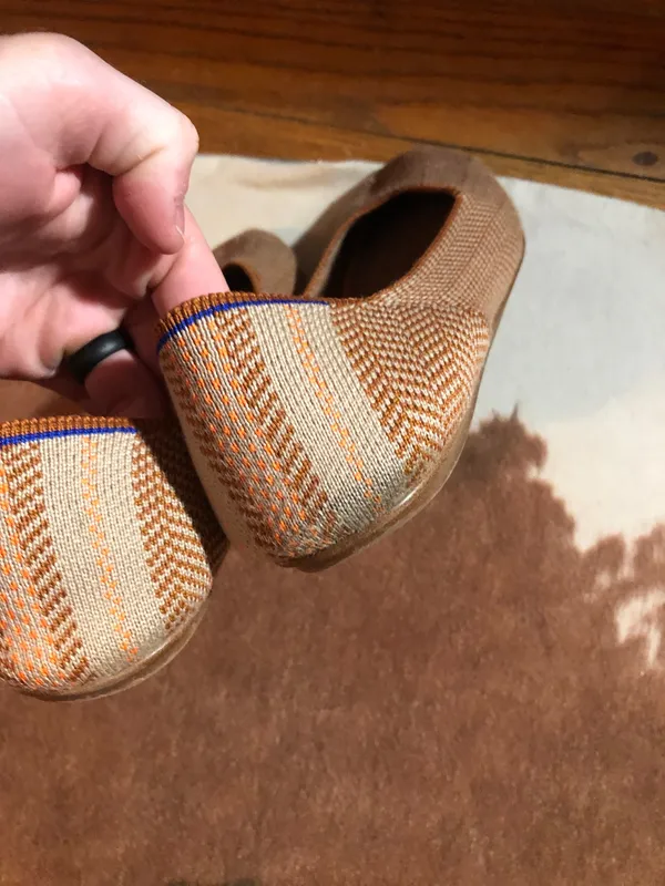 Rothy's slip on flats size 9 Orange and brown No flaws beside the wear in the bottoms!! - Image 6
