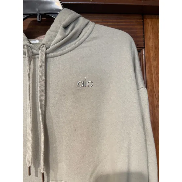 Alo Hoodie Sage Green Medium - Image 2
