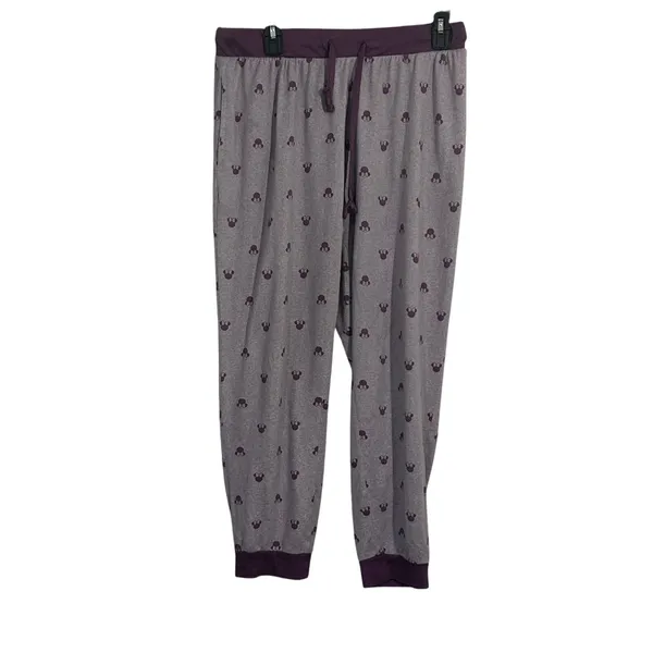 Disney Minnie Mouse purple loungewear pajama set Medium sleep - Image 4