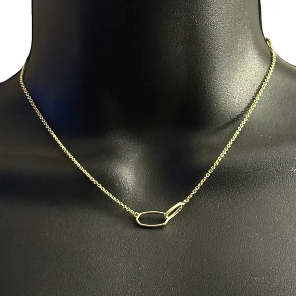 Kendra Scott gold Sawyer interlocking links necklace - Image 2