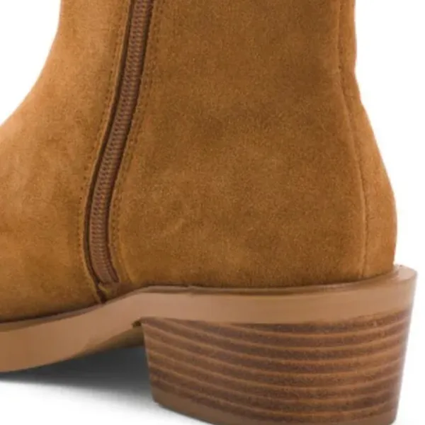 NEW MATISSE Suede / Leather Nate Cozy Fur Lining Booties fawn SZ-8.5 - Image 4