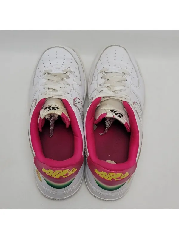 Nike Air Force 1 LX Dragon Fruit Low Top Pink White Sneakers Dv3809-100 Size 10 - Image 4