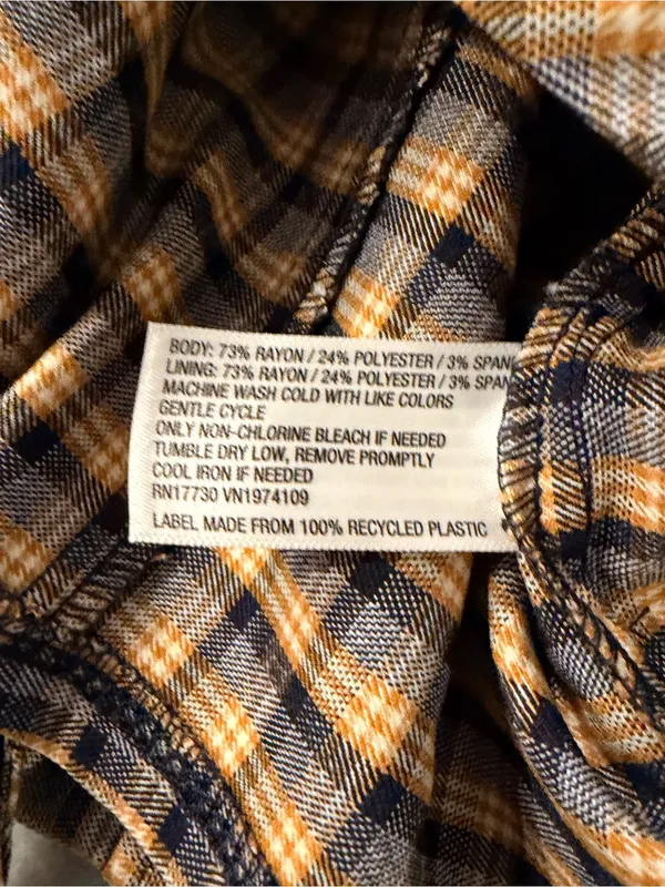 NWT Wild Fable Size S Navy Plaid Fitted Stretch Mini Dress Spaghetti Strap Y2K - Image 7