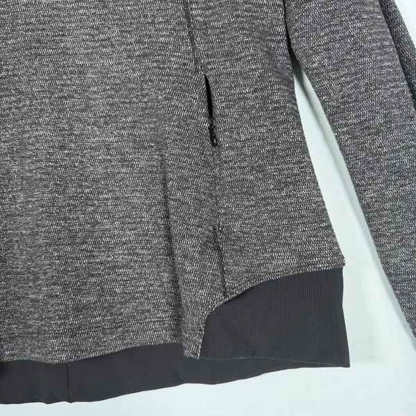 Lululemon Size-12 Womens Runderful Black Heather 1/2 Zip Pullover‎ Sweater - Image 11
