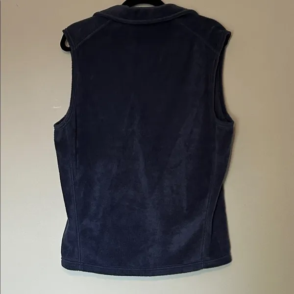 Columbia Navy Blue Fleece Vest - Image 3