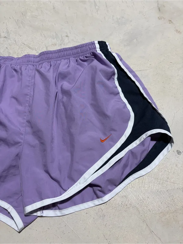 Nike purple Running Shorts with Contrast Trim large - Image 2