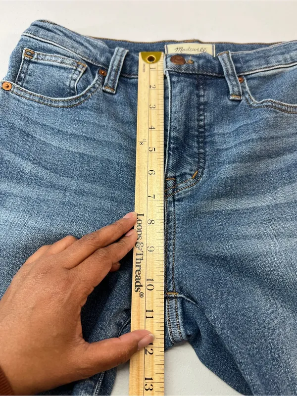 Madewell Medium Wash‎ Denim High Rise Skinny Crop Jeans Size 26 - Image 10