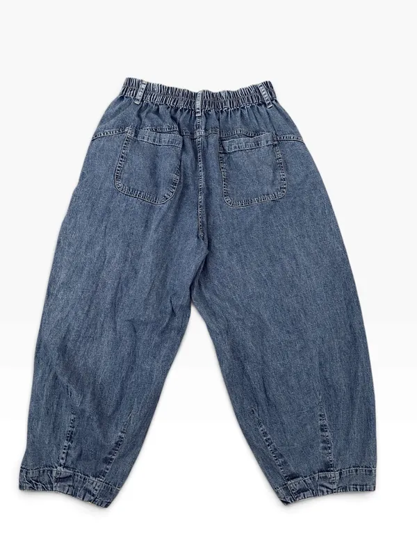 We The Free Medium We The Free Ridley Pull On Cropped Baggy Barrel Jeans S - Image 11