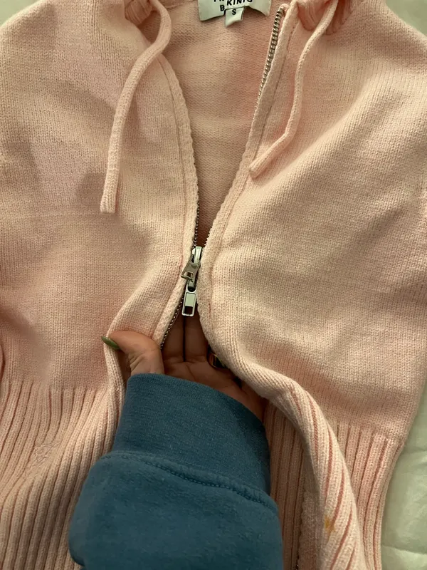Frankie's Bikinis Amiee cloud knit zip up - Image 9