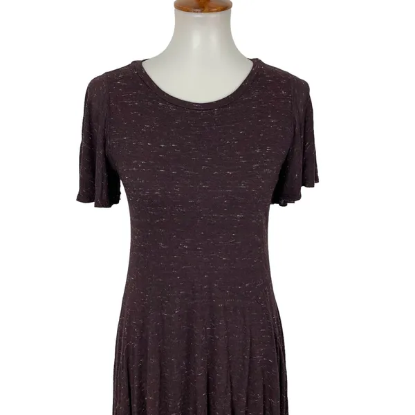 Dolan Left Coast Maroon Tunic Small Short Sleeve Boho Casual - Image 3