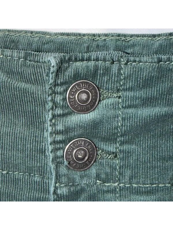 We The Free Green Corduroy Pants Size 31 - Image 6