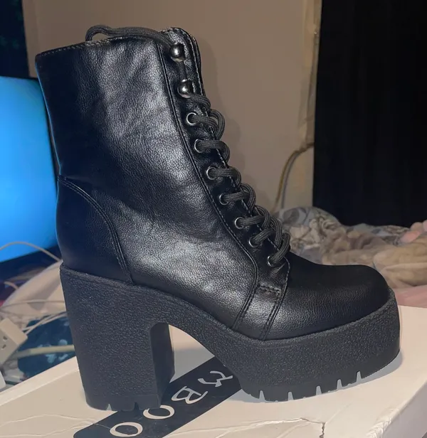Faux Leather Booties - Image 4