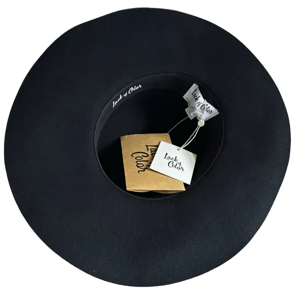 NWT Lack of Color The Ridge Black Felt Hat Size Small 55CM - Image 8