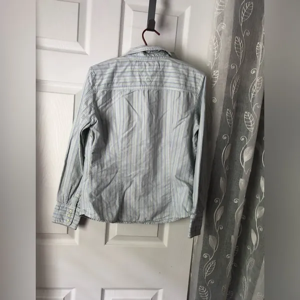 Tommy Hilfiger Striped button up Shirt classic 100% cotton women size M - Image 9