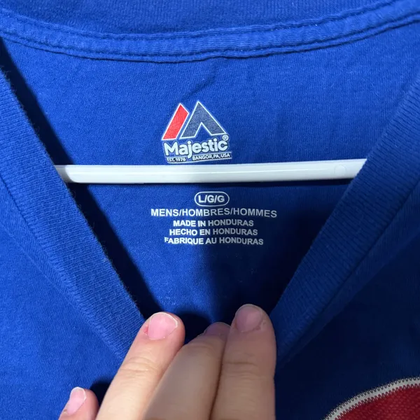 Chicago Cubs Baseball Player #17 Bryant Majestic T-Shirt - Image 3