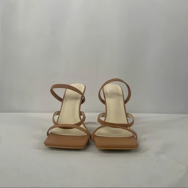 No Brand Square Toe Mule Sandal in Brown Size‎ 7 or 38 - Image 4