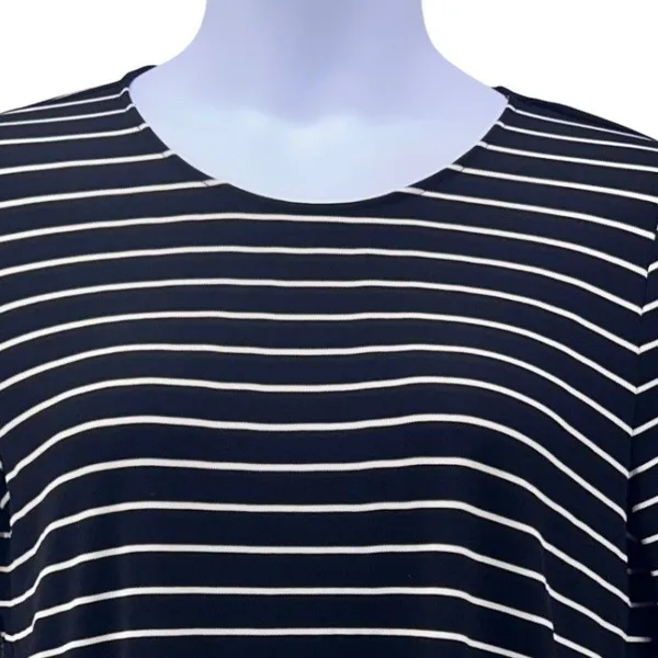 Lauren‎ Ralph Lauren Striped Top Black Large - Image 3