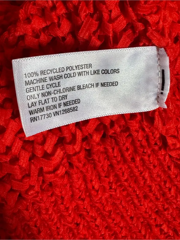 a new day bright orange open knit Crewneck Sweater xxl nwt - Image 8