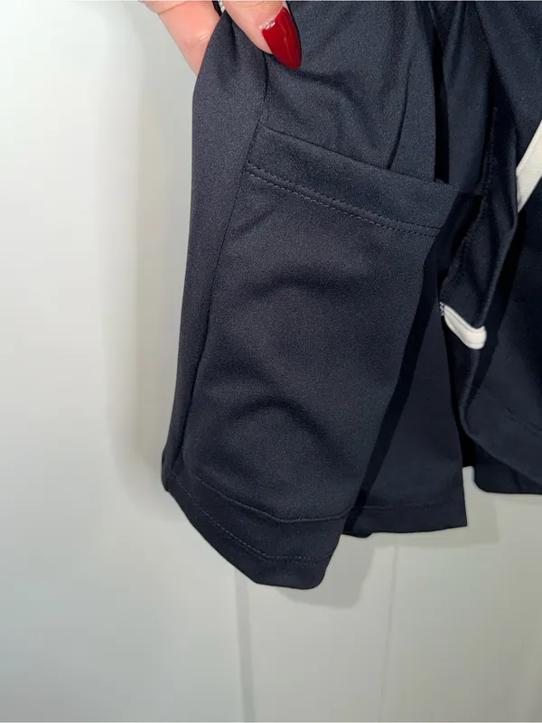 Daily Practice Piped Mini Dress Black Size M - Image 6