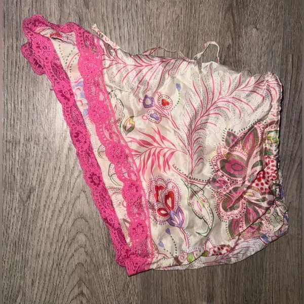 Victoria’s Secret SILK Rare Floral / Lotus Silk Shorts L - Image 6