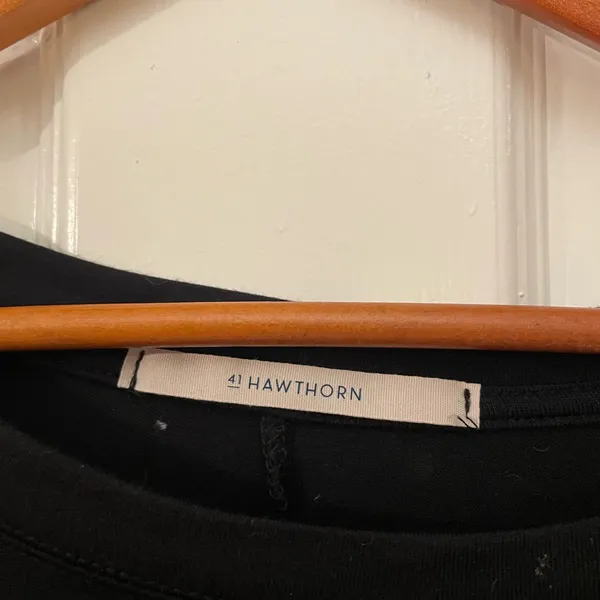 41 Hawthorn Black Short Sleeve Top - Image 3