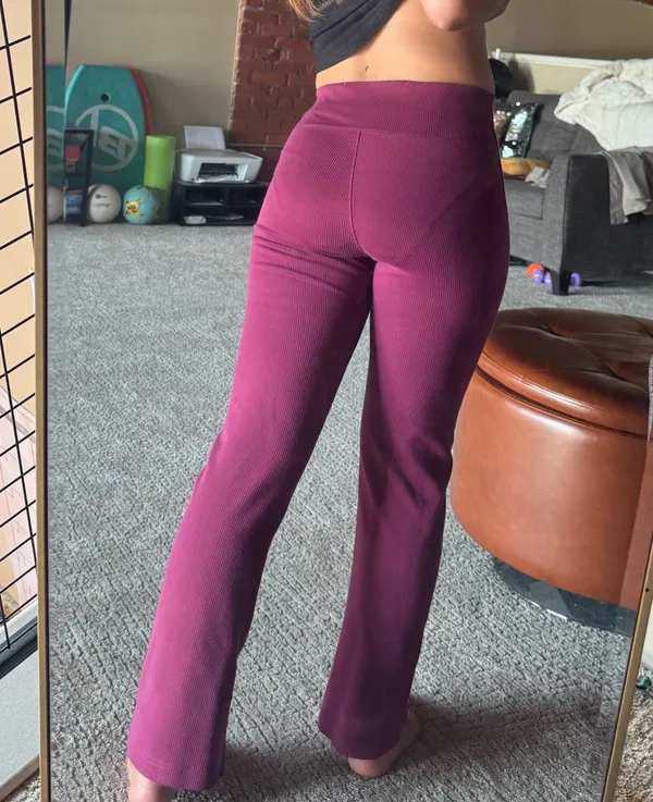 Lululemon Ankle Zip Ribbed Flare Leggings - Image 3