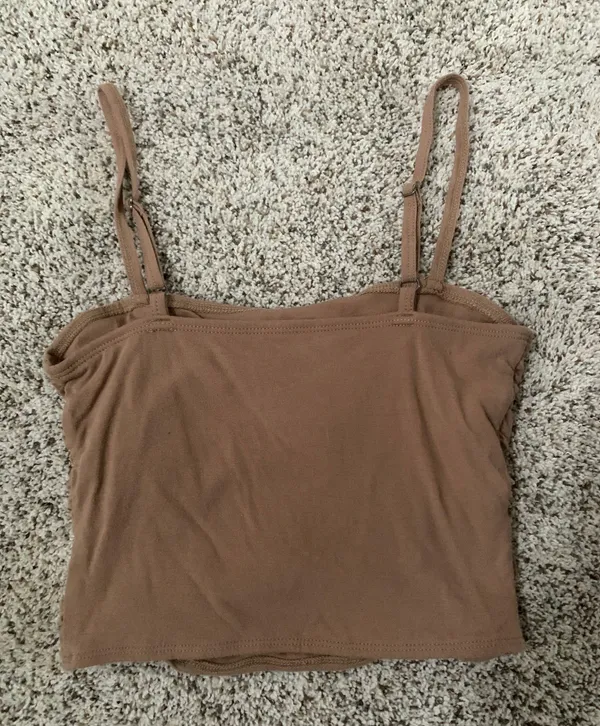 Hollister Brown Cropped Tank - Image 2