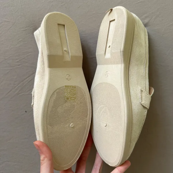 Faux Suede Metal Accent Moccasin Loafers - Image 8
