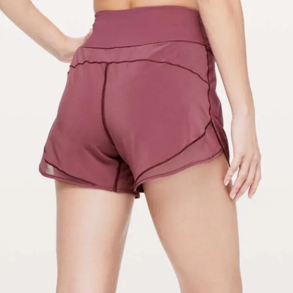 Lululemon Over & Above High Rise Train Short in Misty Merlot Size 12 - Image 2