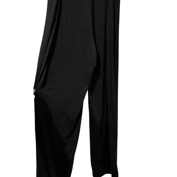 Elegant Black Women's Sleepwear Pants. Drawstring & Elastic Waist Size L - Image 5