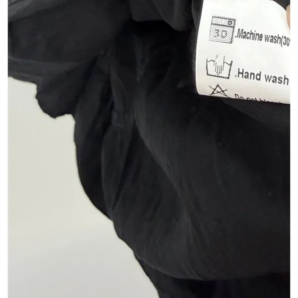 Anrabess Cutout Back Mini Dress Size Large Black - Image 6