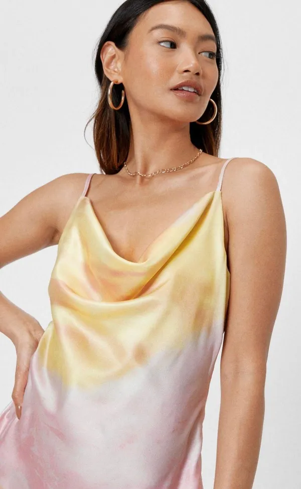 Nasty Gal Silk Dress - Image 5