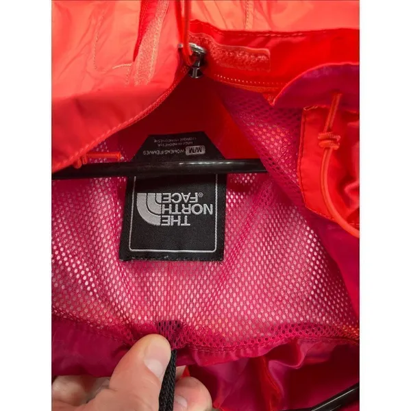 The North face | women bright colored rain coat with hood - Image 2