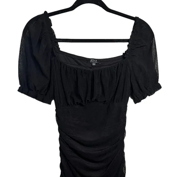 Privy Ruched Bodycon Dress - Image 4